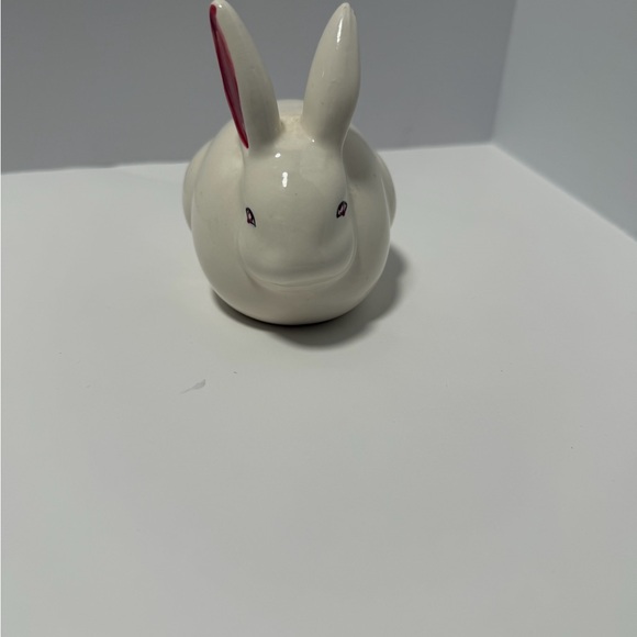 White Ceramic Rabbit Figurine - Picture 2 of 2